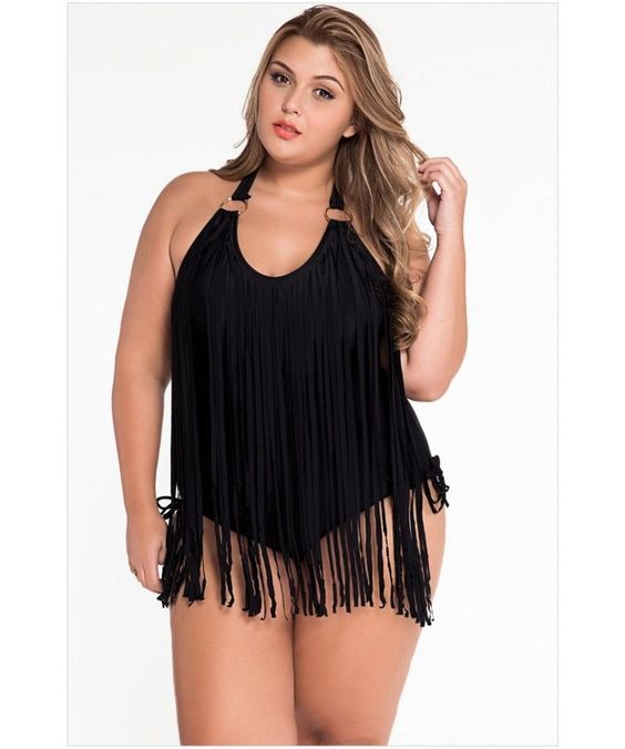 比基尼　肉肉女　穿搭